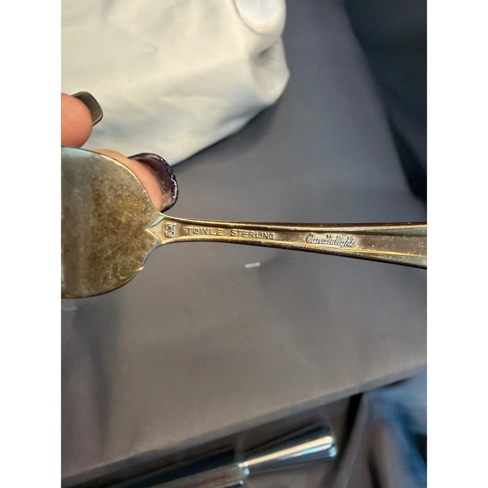 Towle Sterling Silver Candlelight Cocktail Seafood Fork 4.25 Inch Vintage